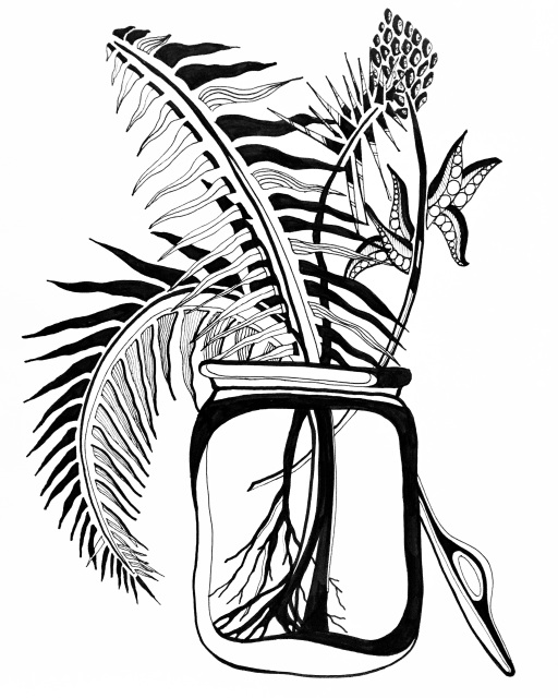 512x640 Black White Pen Ink Drawings Of Body Parts, Insects