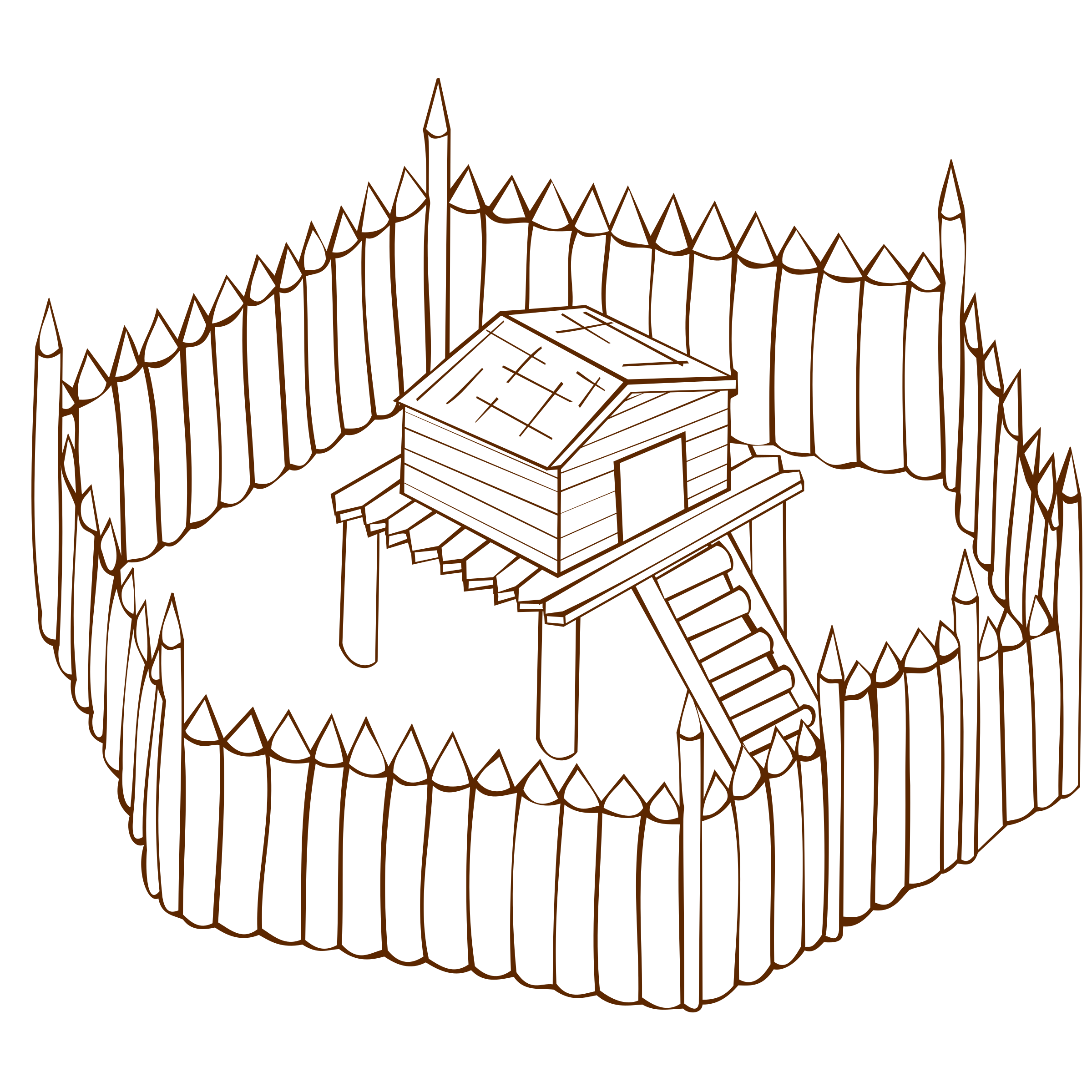 2400x2400 Rpg Map Symbols Fort 2 Icons Png