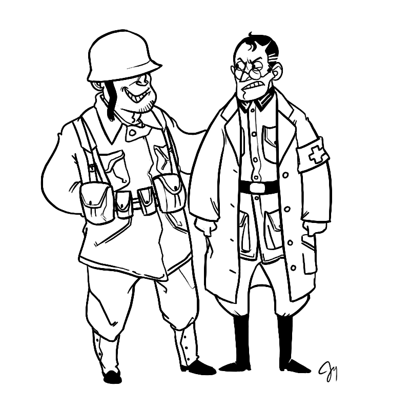 800x800 Tf2 Wwii Soldier And Medic By Monkeyoo Drawing Styles