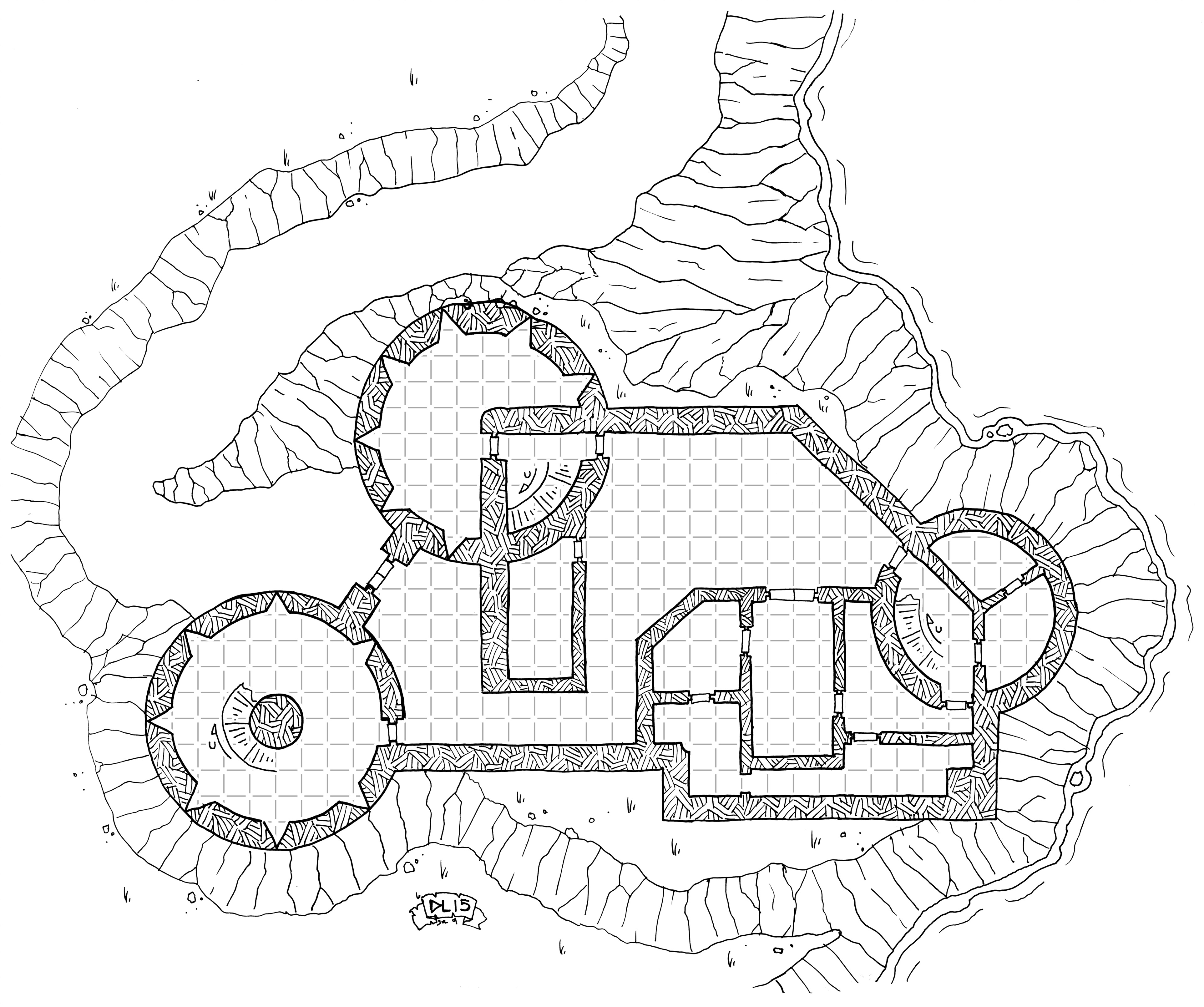 3850x3220 Tuesday Map] Pregello Fortress Dyson's Dodecahedron
