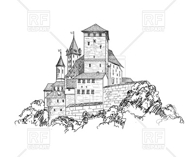 400x324 Ancient Castle Landscape