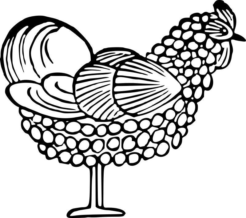 800x708 Hen 5 Clipart