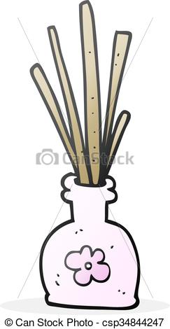 243x470 Freehand Drawn Cartoon Fragrance Oil Reeds Eps Vector