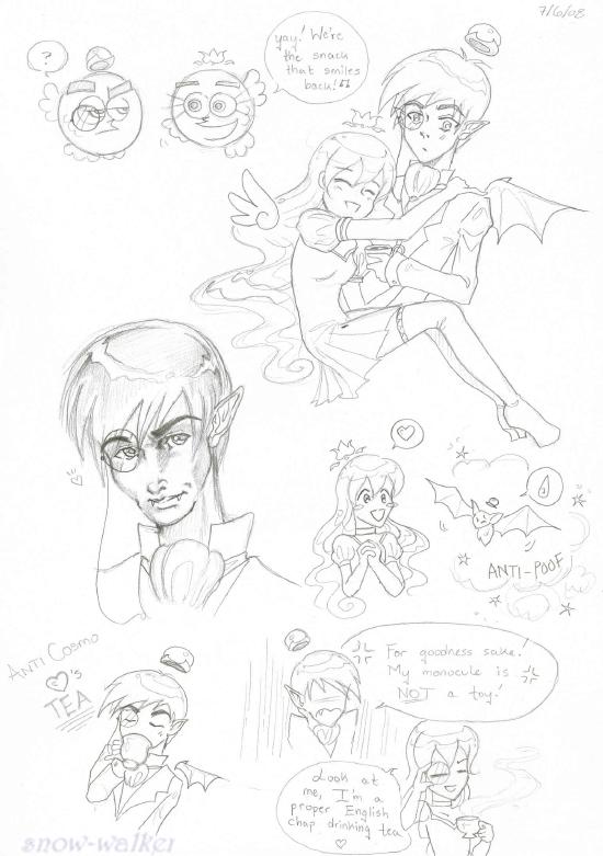 550x781 An Odd Friendship Sketches By Snow Walker