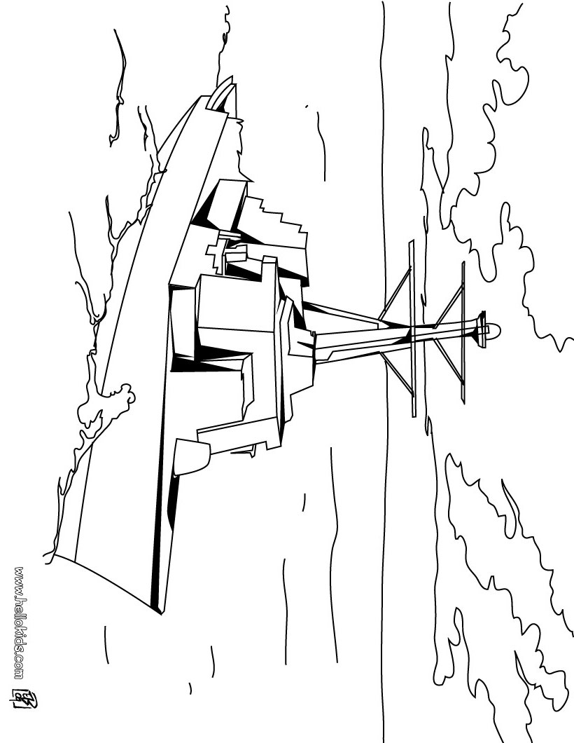 820x1060 Frigate Coloring Pages