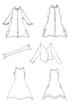 236x353 Wilhemena Frock Drawing Want To Learn To Make These The Layered