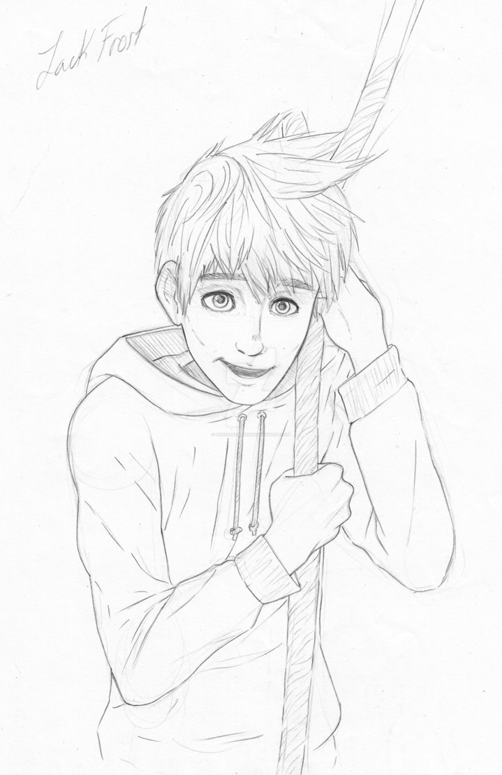 719x1110 Jack Frost Sketch By Dianadeendeen