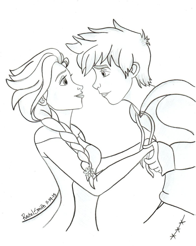 799x1001 Jack Frost And Elsa By Rachynicole