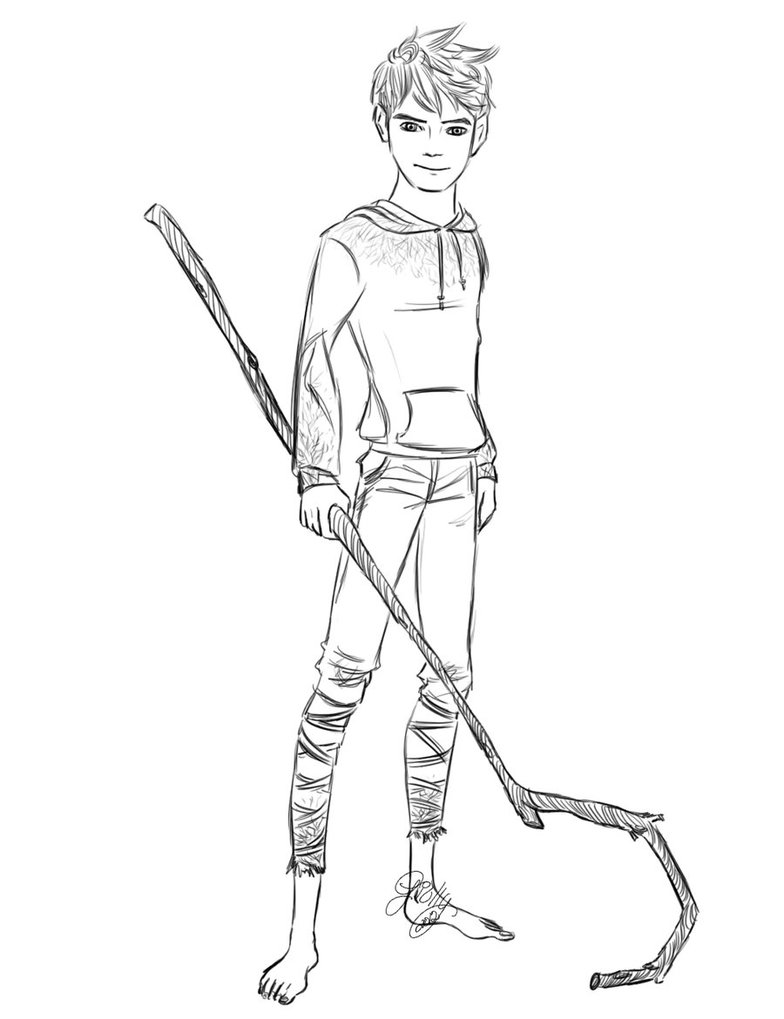 784x1019 Jack Frost Rough Sketch 2 By Berserknoise