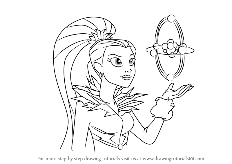 800x565 Step By Step How To Draw Killer Frost From Dc Super Hero Girls