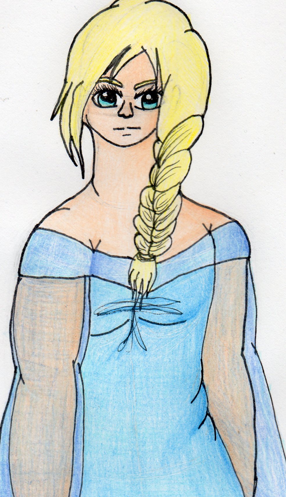 984x1710 Collection Of Elsa Drawing Outline High Quality, Free