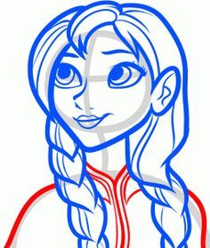 236x279 How To Draw Elsa Easy, Step By Step, Disney Characters, Cartoons
