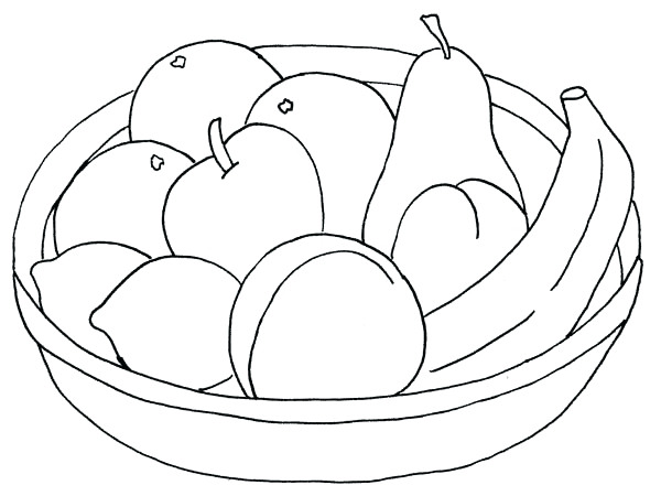600x450 How To Draw A Fruit Basket Step By Step Easy Basket Full Of Fruits