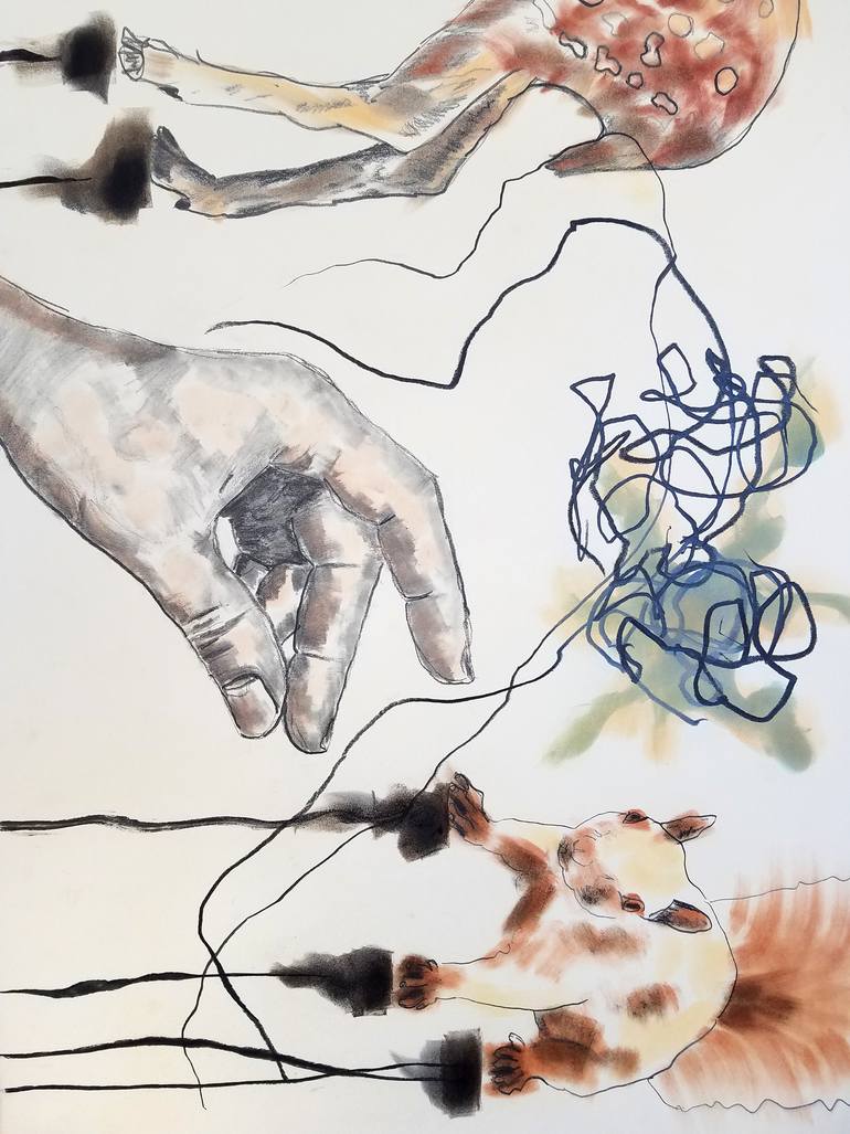 770x1027 Saatchi Art Fossil Fuel Drawing By Nepenthe Kushtul