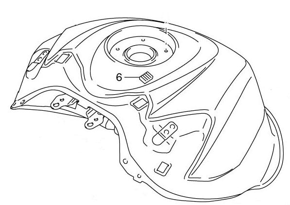 596x422 Fuel Tank Gsxr600 2008 09