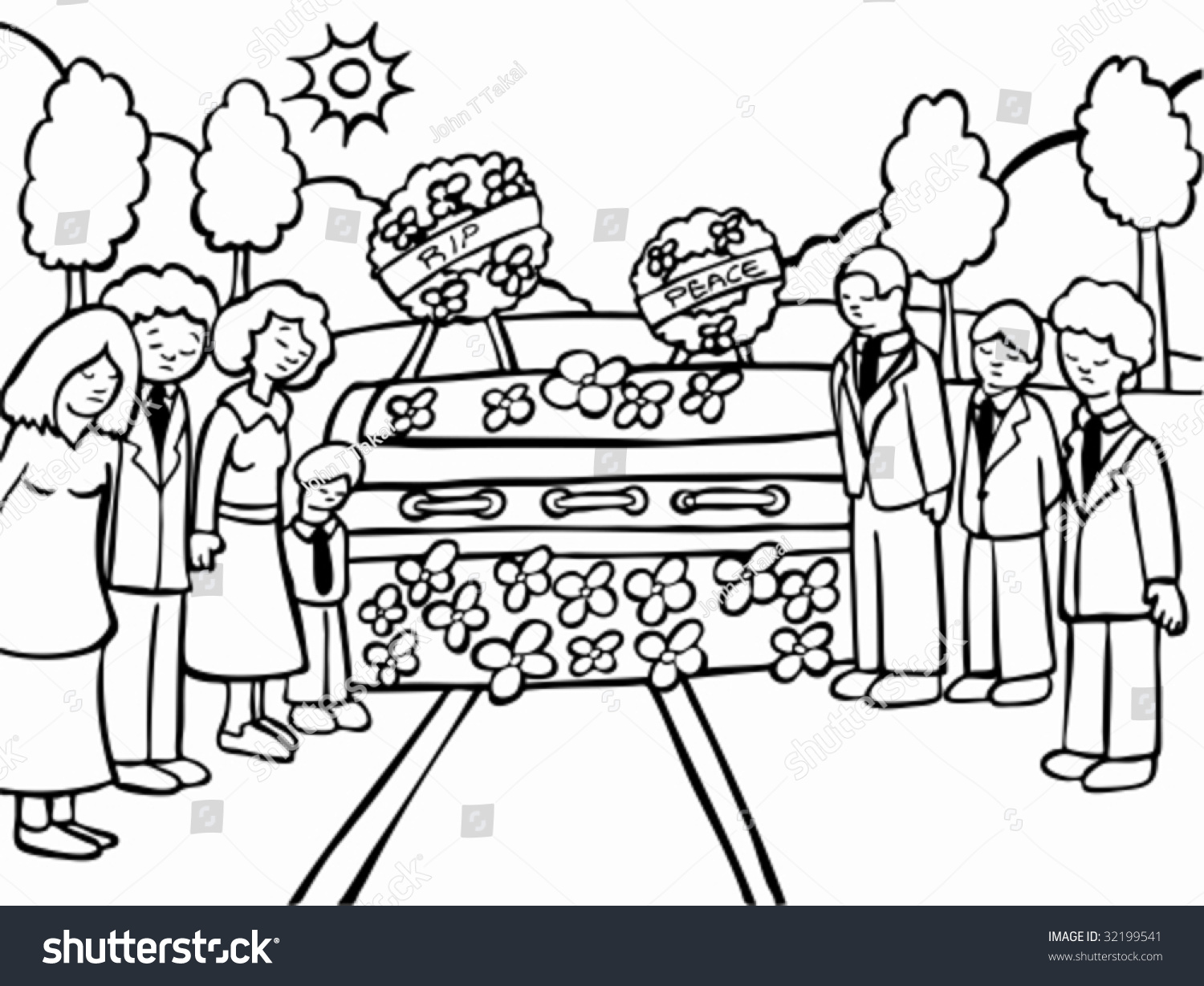 1500x1228 Collection Of Funeral Drawing High Quality, Free Cliparts