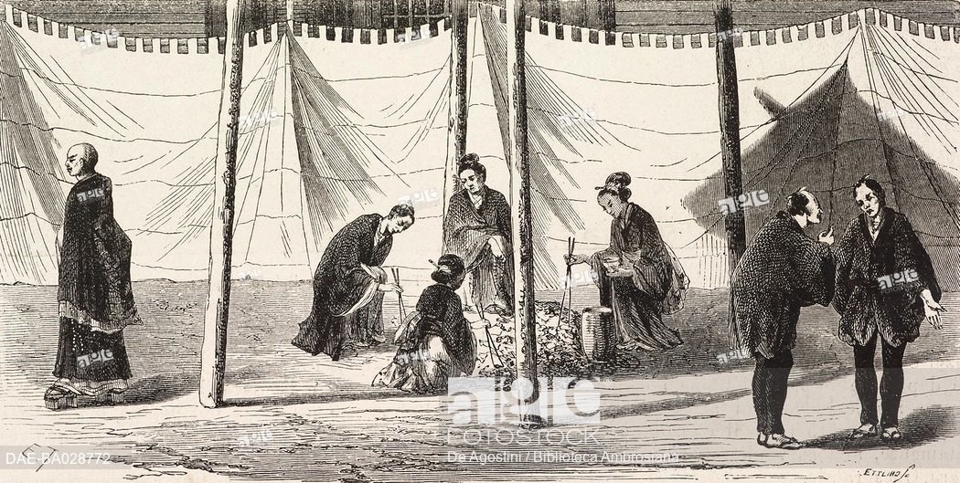 1050x529 Collection Of Leftovers After The Funeral Ceremony, Drawing By