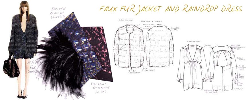 880x350 Collection Of Fur Coat Technical Drawing High Quality, Free