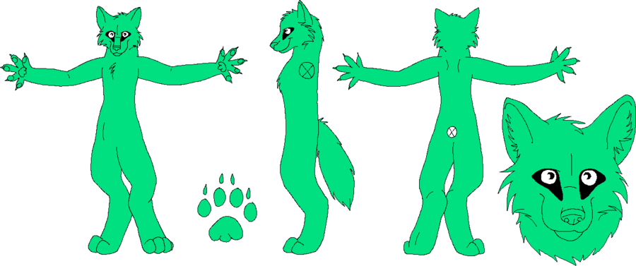 900x377 Free Fursuit Design Lineart Mspaint Fixed By Ripple09