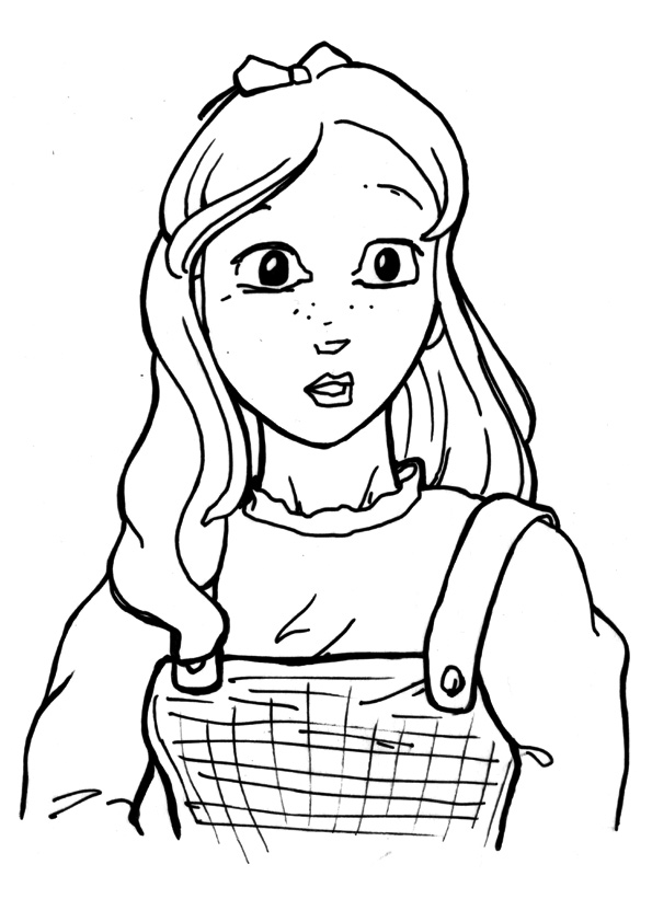 595x842 Dorothy Gale Coloring Page