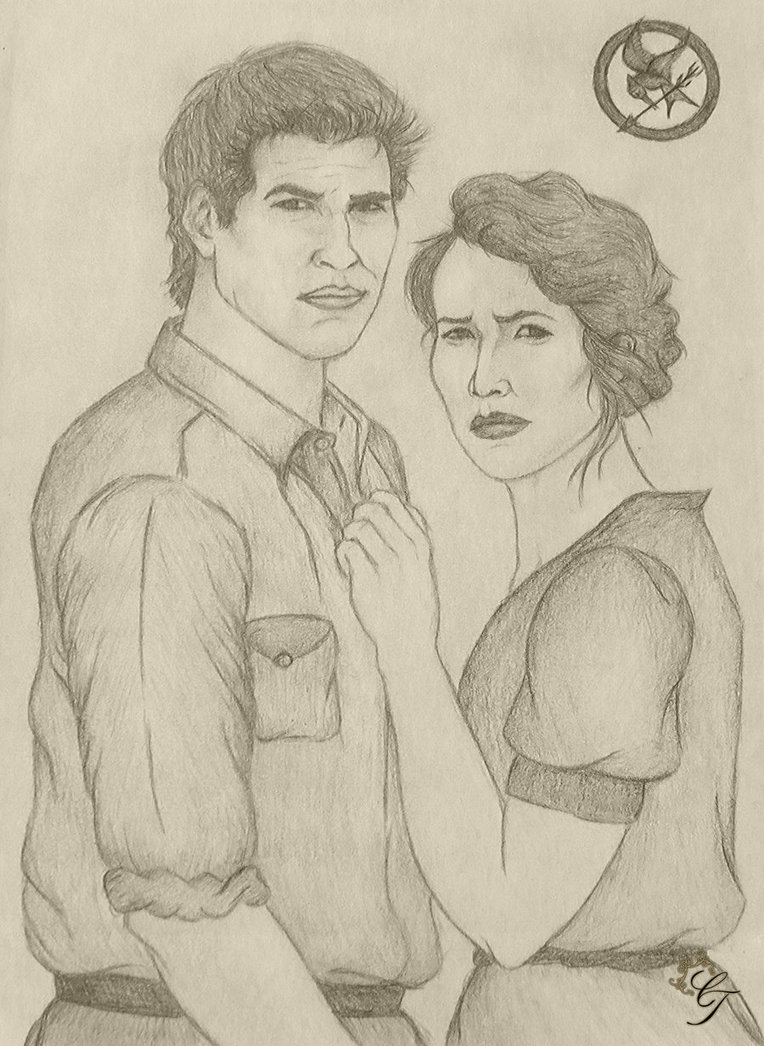764x1046 Hunger Games Katniss And Gale By Hidden In The Stars