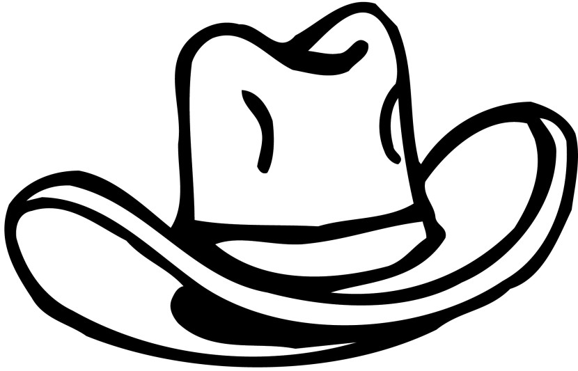 830x533 Cowboy Hat Clipart 10 Gallon