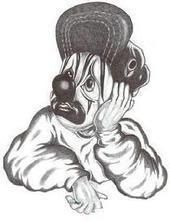 170x222 Sad Gangster Clown Drawing