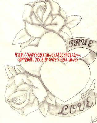315x400 Gary's Greetings True Love Hearts And Roses
