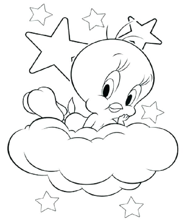 600x720 Tweety Bird Coloring Pages Plus Coloring Pages Of Bird Bird
