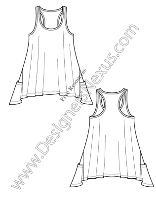 316x409 Fashion Technical Drawing Free Vector Fashion Flat Sketches