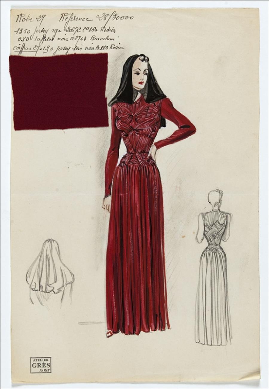 900x1302 Drawing, Maison Palais Galliera De La Mode De La