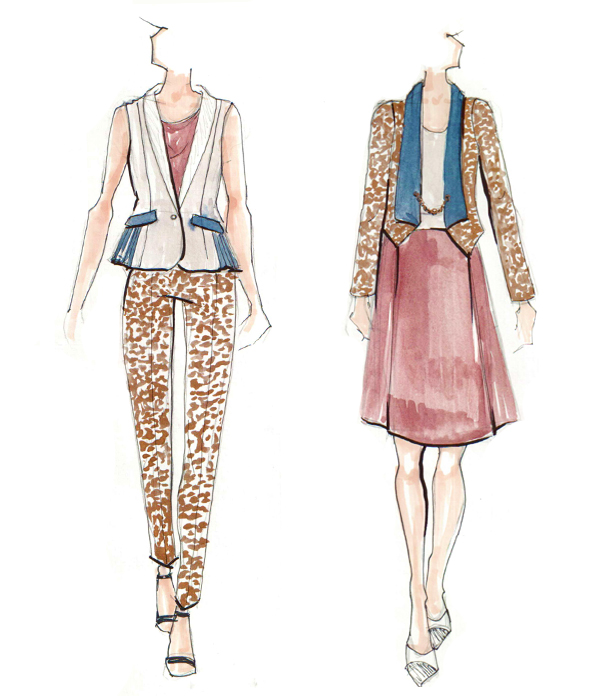 600x696 Drawing Fabric Fashion Illustration Tips