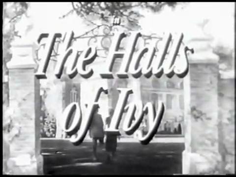 480x360 Cbs Halls Of Ivy 1955