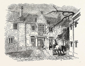 300x232 Inner Gateway, Charter House, London, England Drawing By Litz