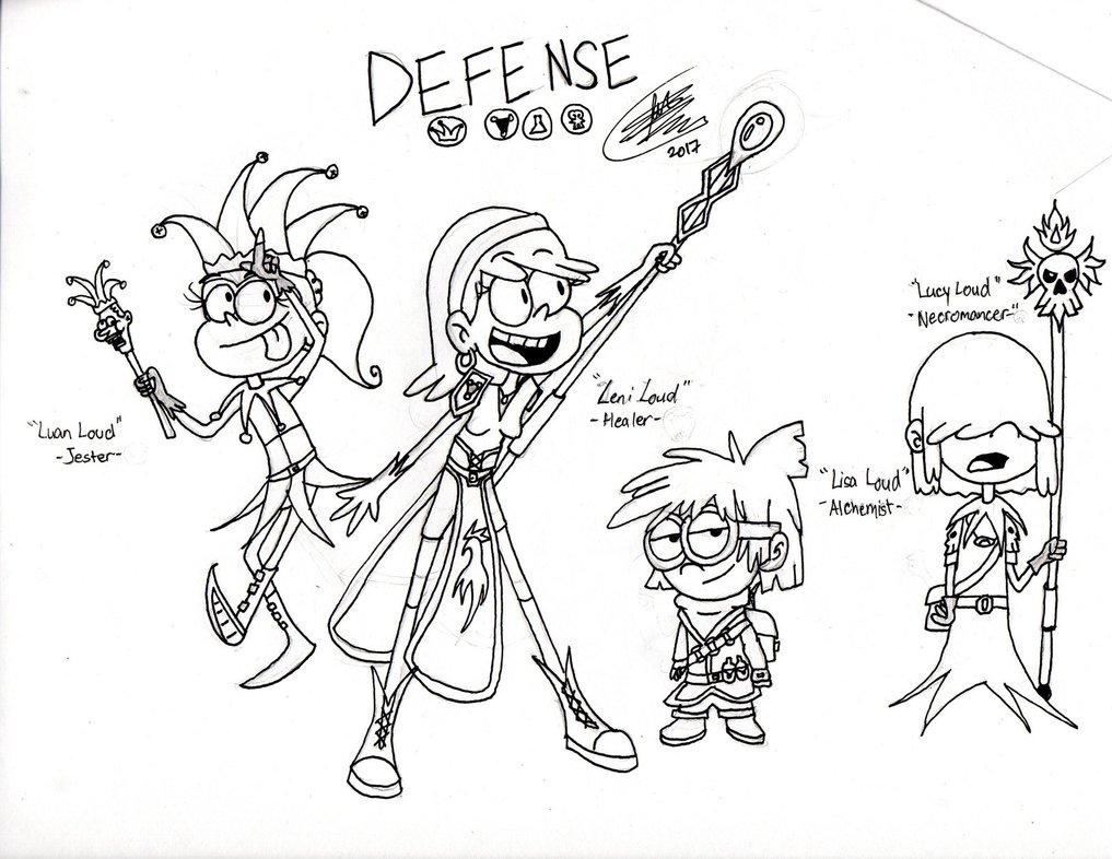 1017x786 Gauntlet Heroes Of Royal Woods (Defense Uncolored) By
