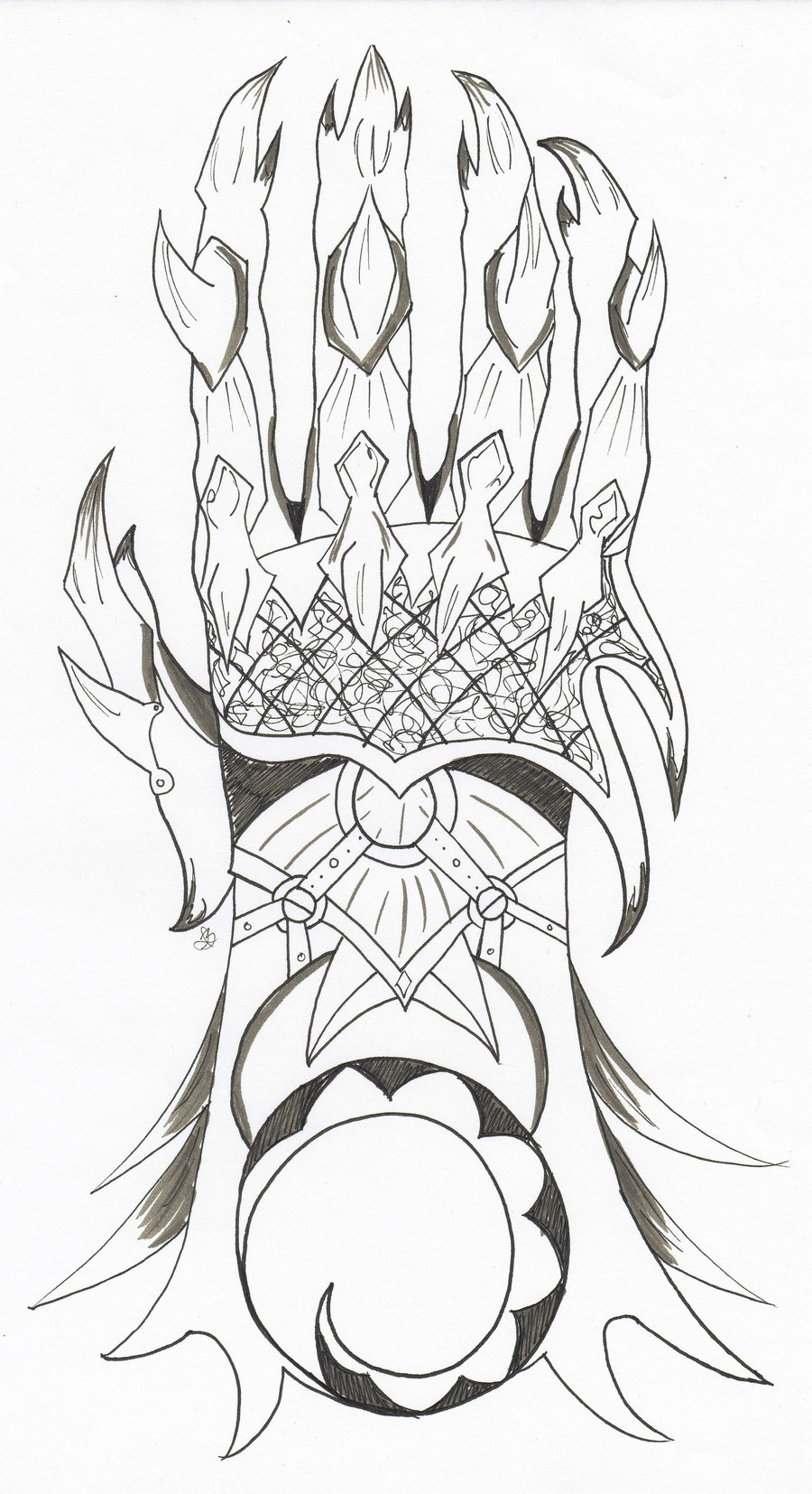 900x1654 Gauntlet Of Ahriman By Kemurai6