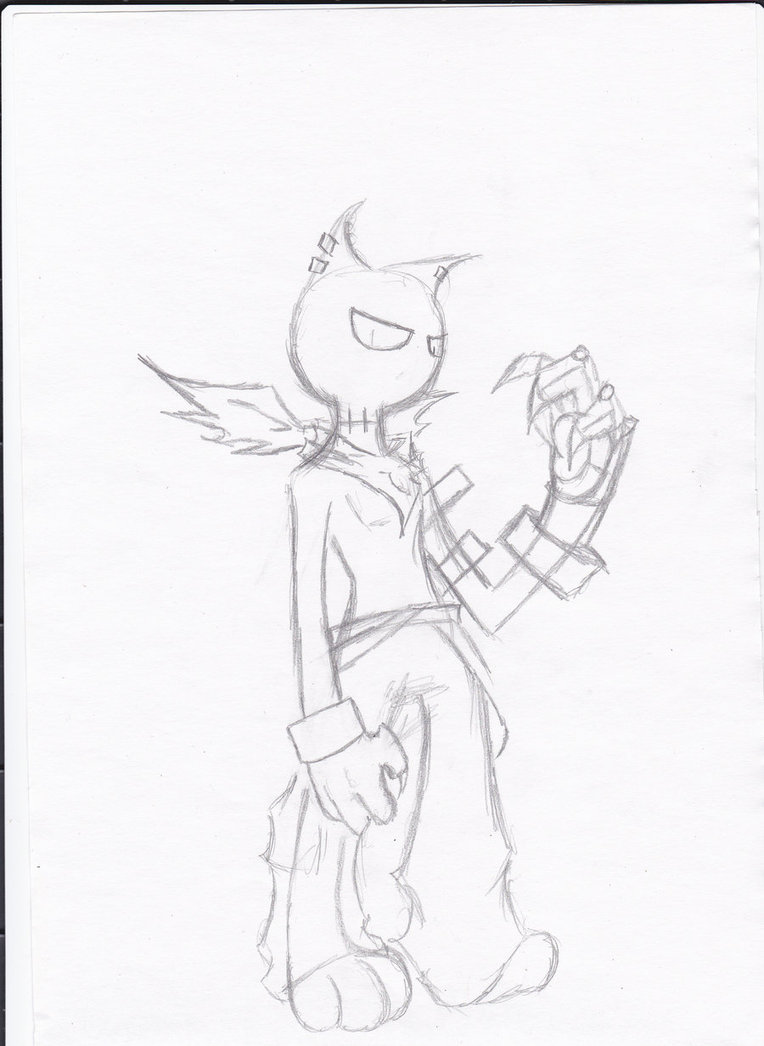 764x1046 Cat Kid Gauntlet Sketch By Theblackcat8