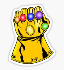 210x230 Infinity Gauntlet Drawing Stickers Redbubble