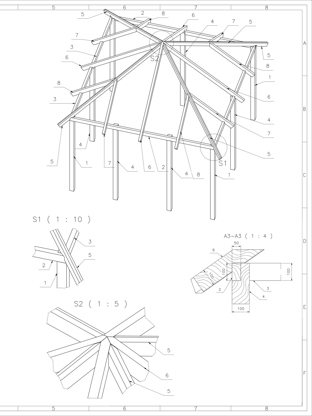 1200x1600 Rectangle Wooden Gazebo Shed Plans