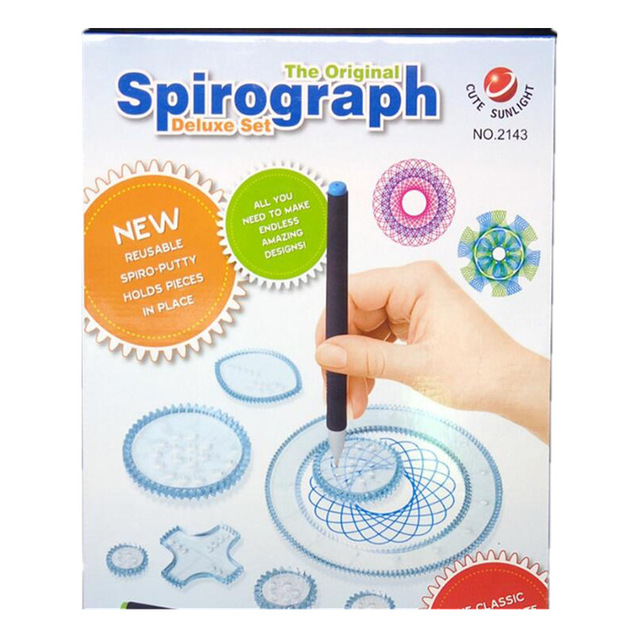 640x640 22pcs Spirograph Drawing Toys Set Interlocking Gears Amp Wheels