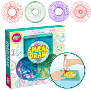 300x299 Drawing Toy Spirograph Design Tin Set Spiral Interlocking Gears