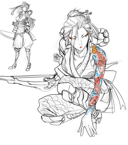 500x567 Dragon Geisha Tumblr