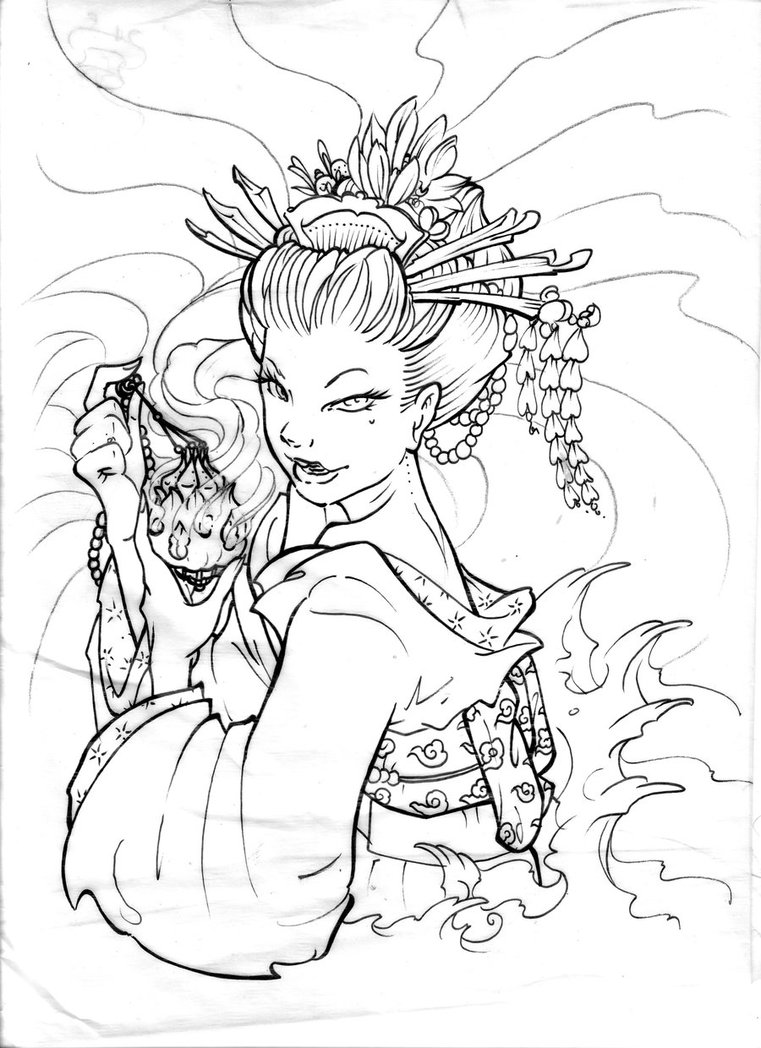 761x1048 Geisha Love By Tka13