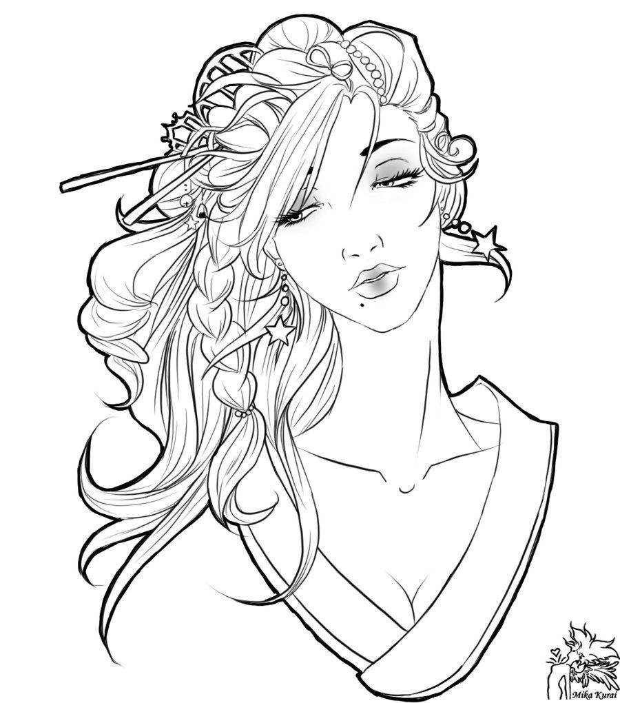 900x1020 Star's Geisha By On @