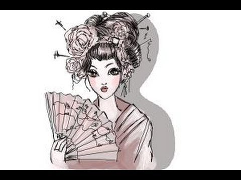 480x360 How To Draw A Geisha