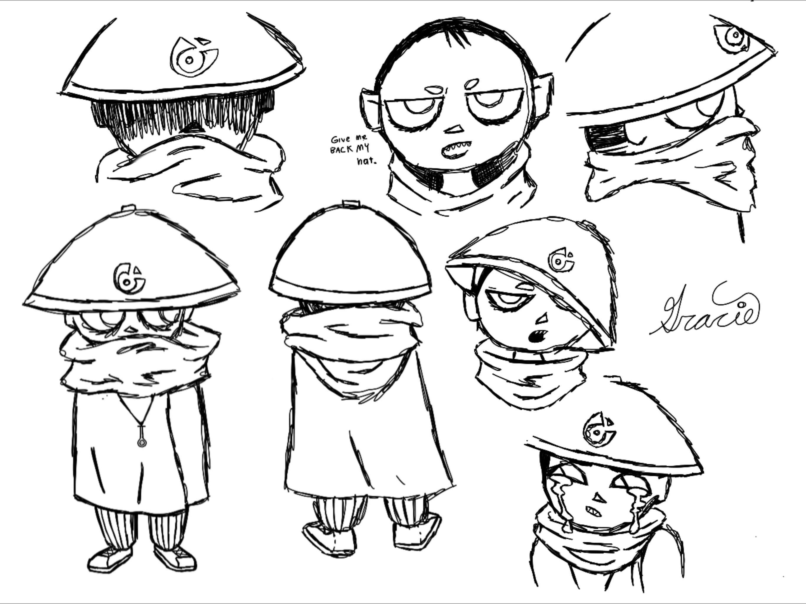 2732x2048 Drew This While Listening To Nightvale. I'M Thinking About Naming