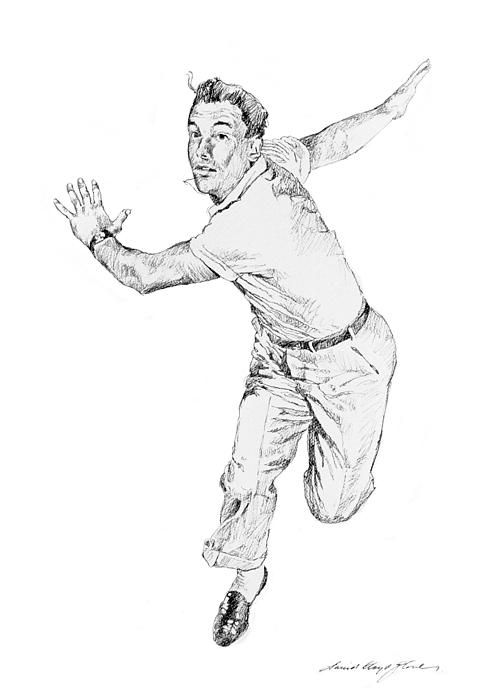 491x700 Gene Kelly Pencil Sketch By David Lloyd Glover Fine Art