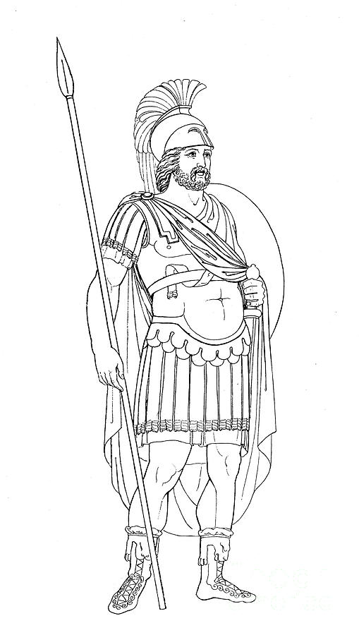 509x900 Rome Army General Photograph By Granger