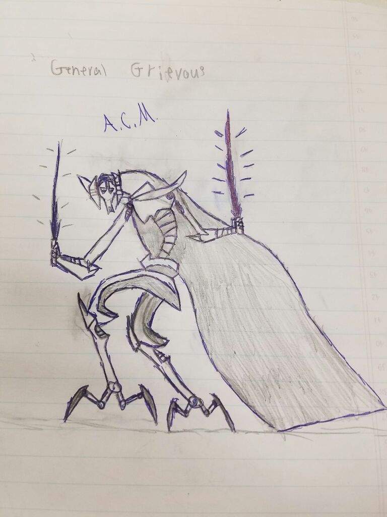 768x1024 General Grievous Drawing Star Wars Amino