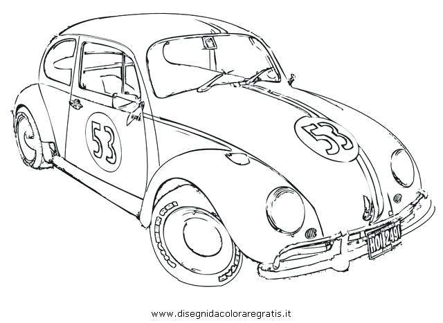 640x467 Love Bug The Movie Coloring Page Coloring Pages Crafts General Lee